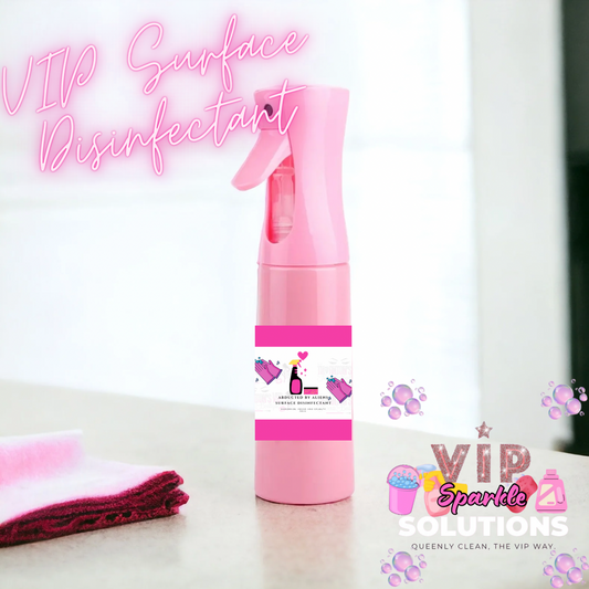 VIP Exclusive Concentrated Surface Disinfectant And Spray Bottle Set - Various Scents To Choose From