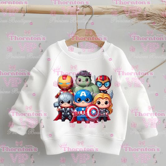 Kid’s Superhero Gang Jumper