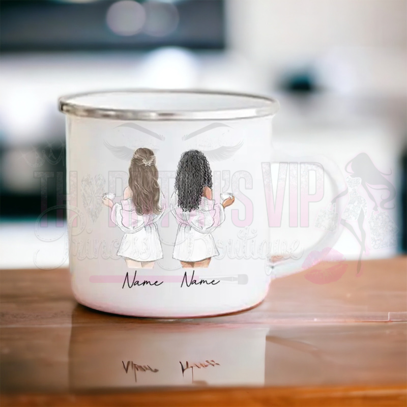 Personalised Cartoon Best-Friends Mug