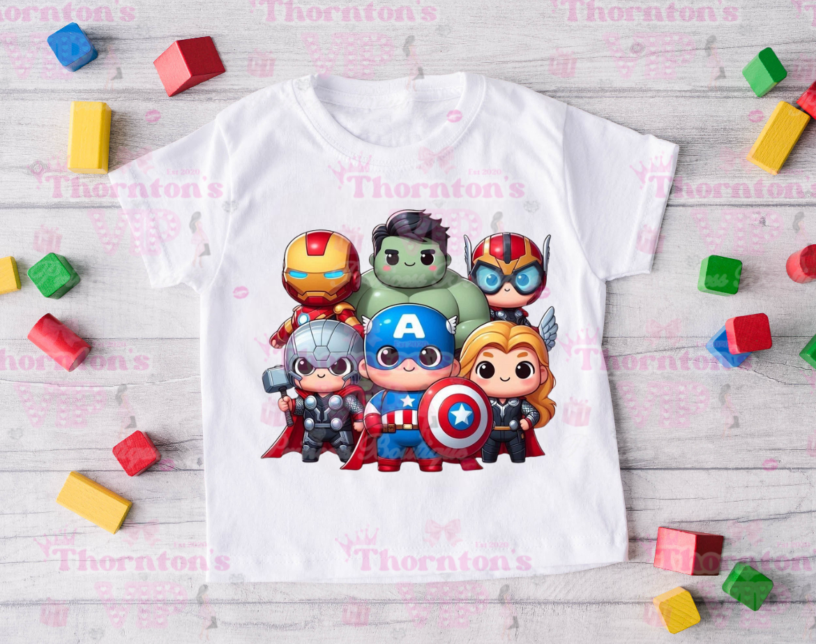 Kid’s Superhero Gang T-Shirt