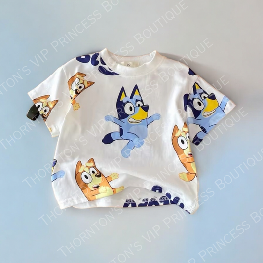 Kids Popular Cartoon Dog T-Shirts - Three Different Styles