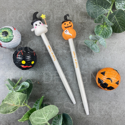 Halloween Ghost And Pumpkin Gel Pens