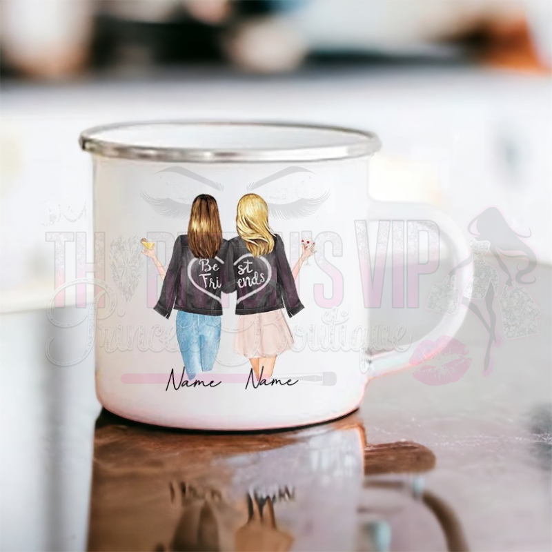 Personalised Cartoon Best-Friends Mug