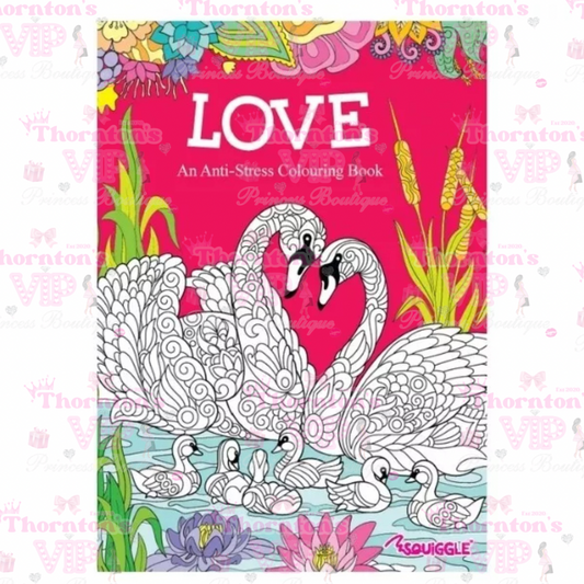 Love Theme Anti-stress Colouring Book