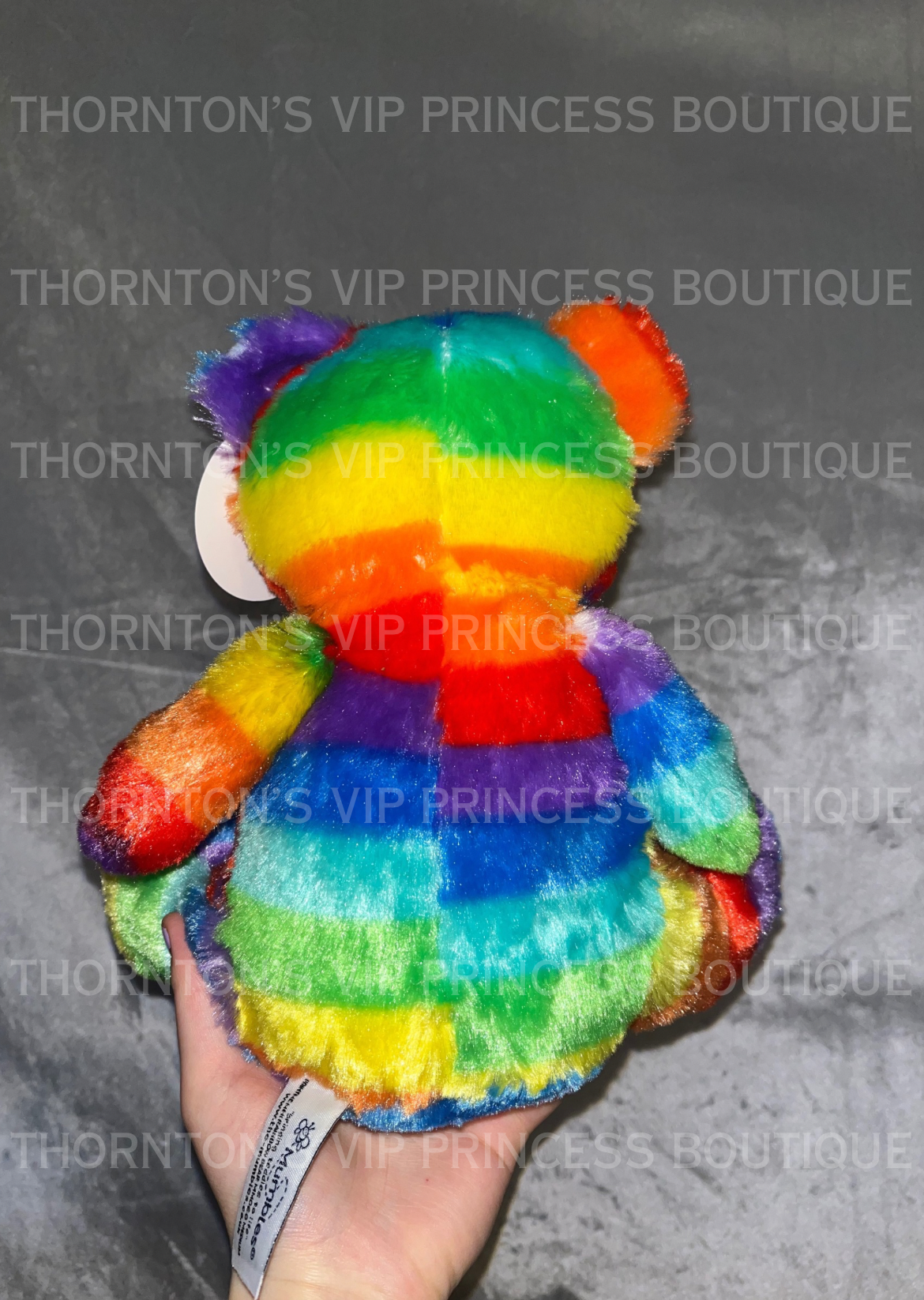 Rainbow Plushie Bear - Personalisable