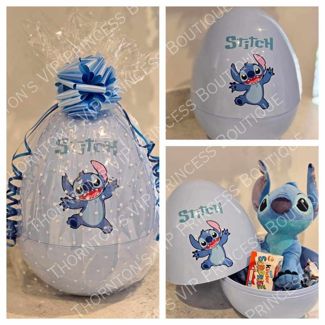 Stitch Filled Christmas Gift XL Egg Hamper