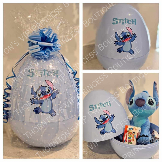 Stitch Filled Christmas Gift XL Egg Hamper