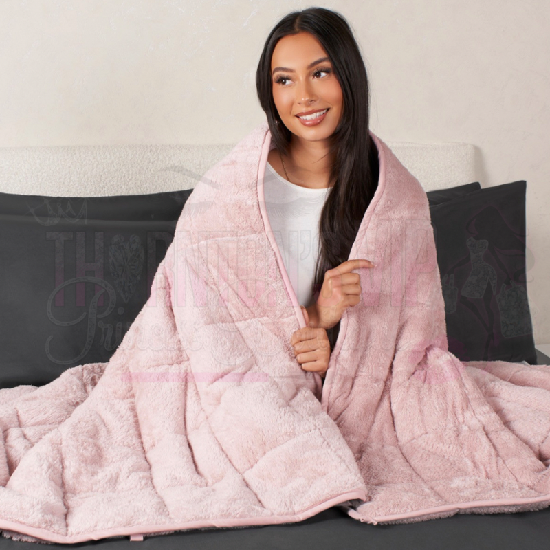 HOT SELLING!! Teddy Weighted Blanket Quilted