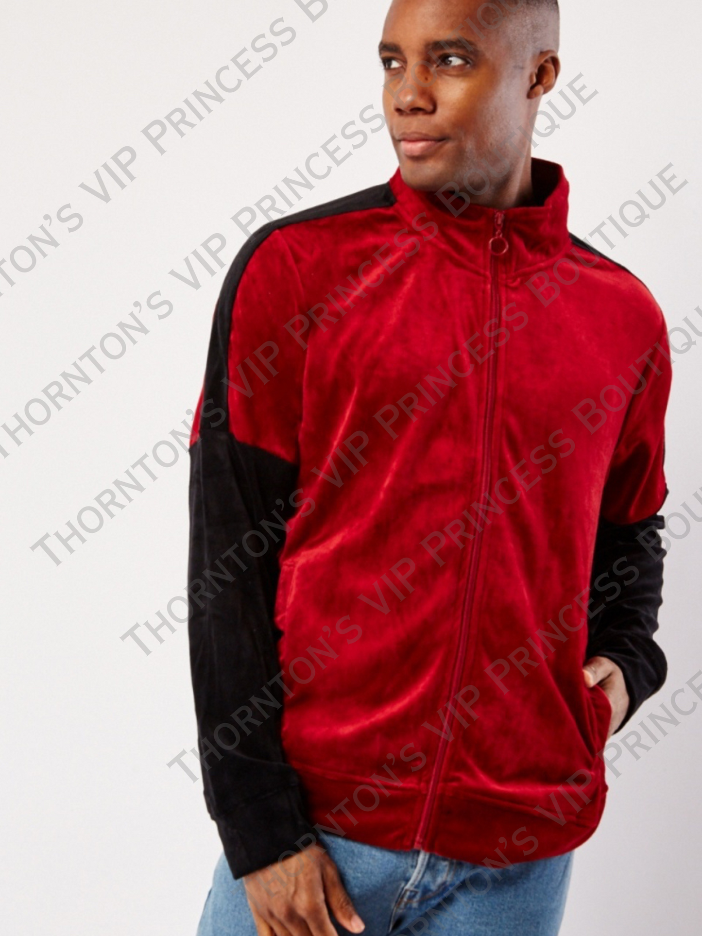 Men’s Two Tone Velveteen Jacket