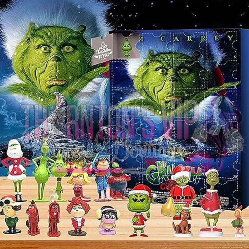 Festive Mischief Countdown Figurine Calendar