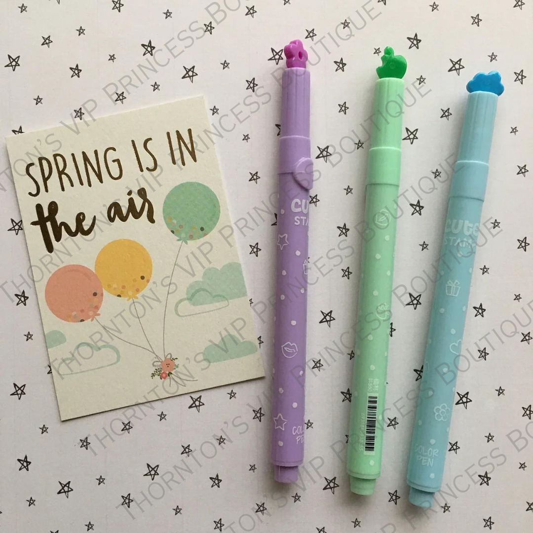 Cute Stamp Markers - Pack Of Four