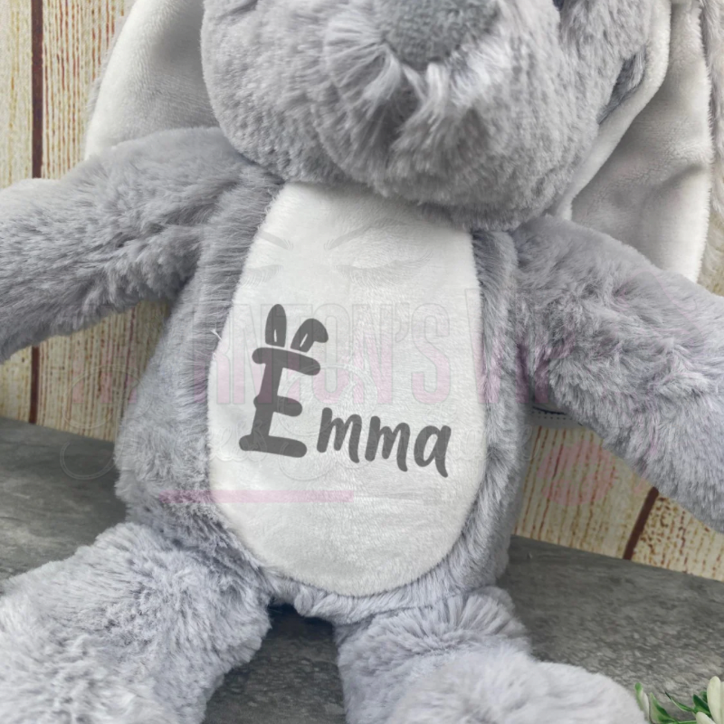 Personalised Easter Bunny Ear Letter Bunny