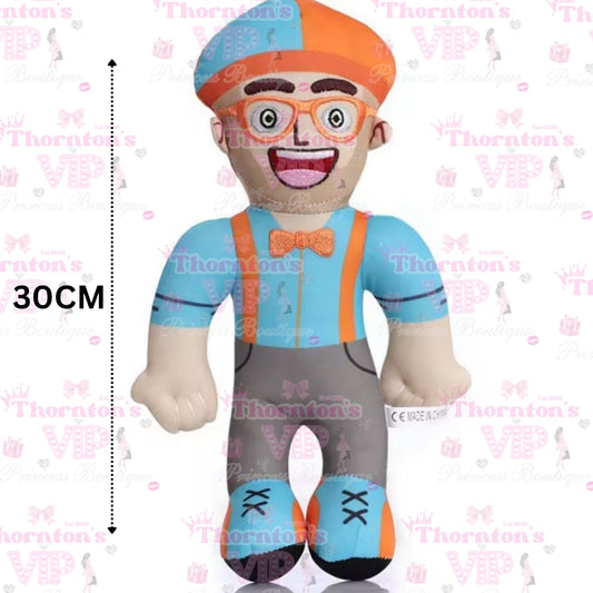Popular Kids Blue & Orange Character Plush