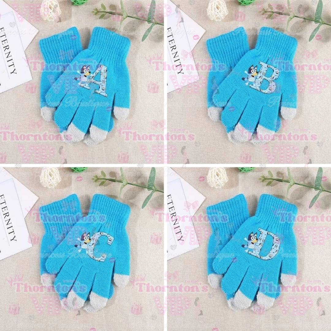 Popular Blue Dog Gloves
