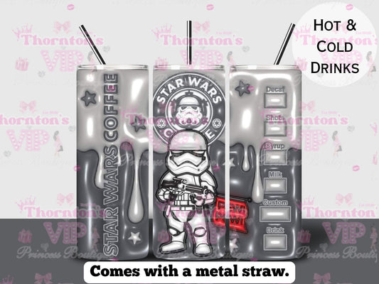 Galactic Bucks Themed Tumbler
