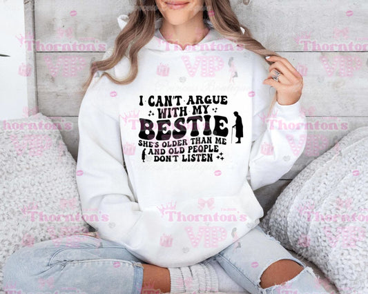 Women’s Can't Argue With My Bestie Jumper