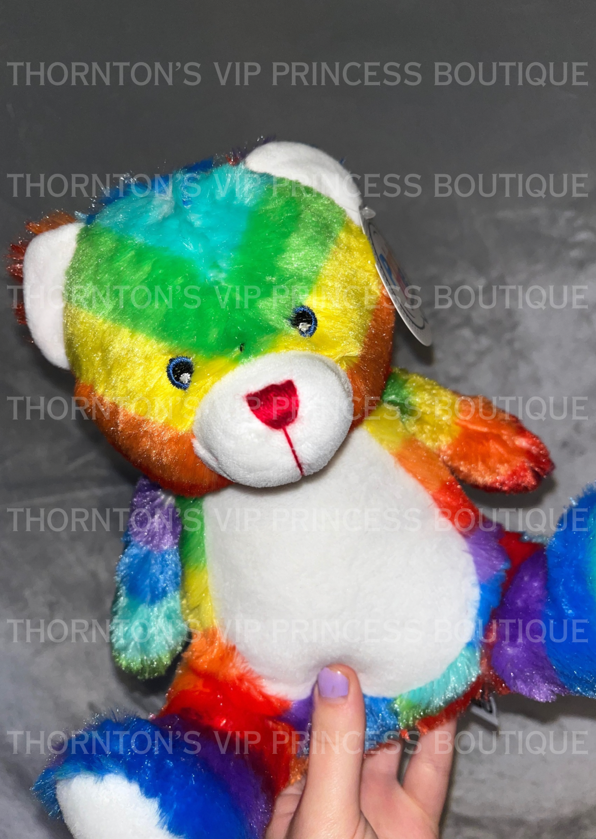 Rainbow Plushie Bear - Personalisable