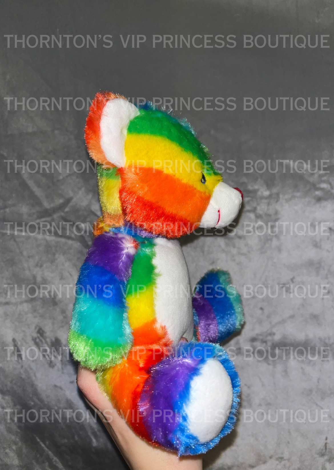 Rainbow Plushie Bear - Personalisable