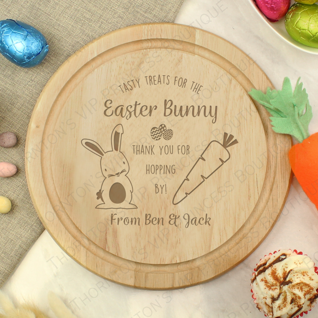 Personalised Easter Bunny Treat Board