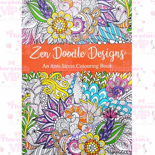 Zen Doodle Designs Colouring Book