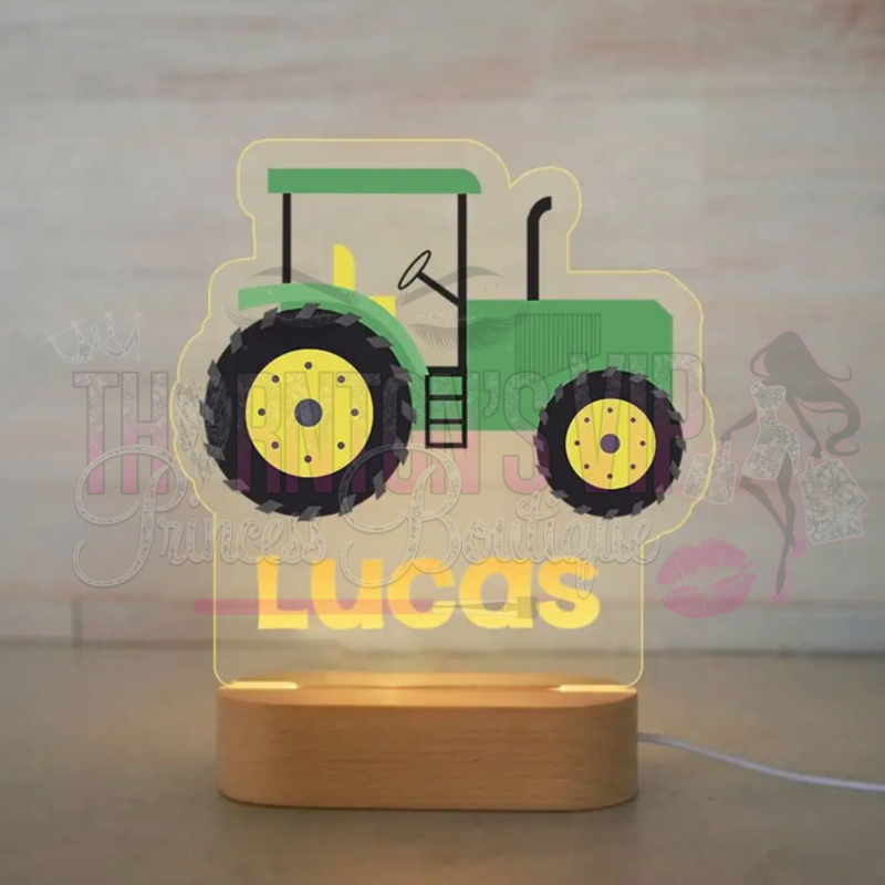 Personalised Zoo Glow Kids Night Light