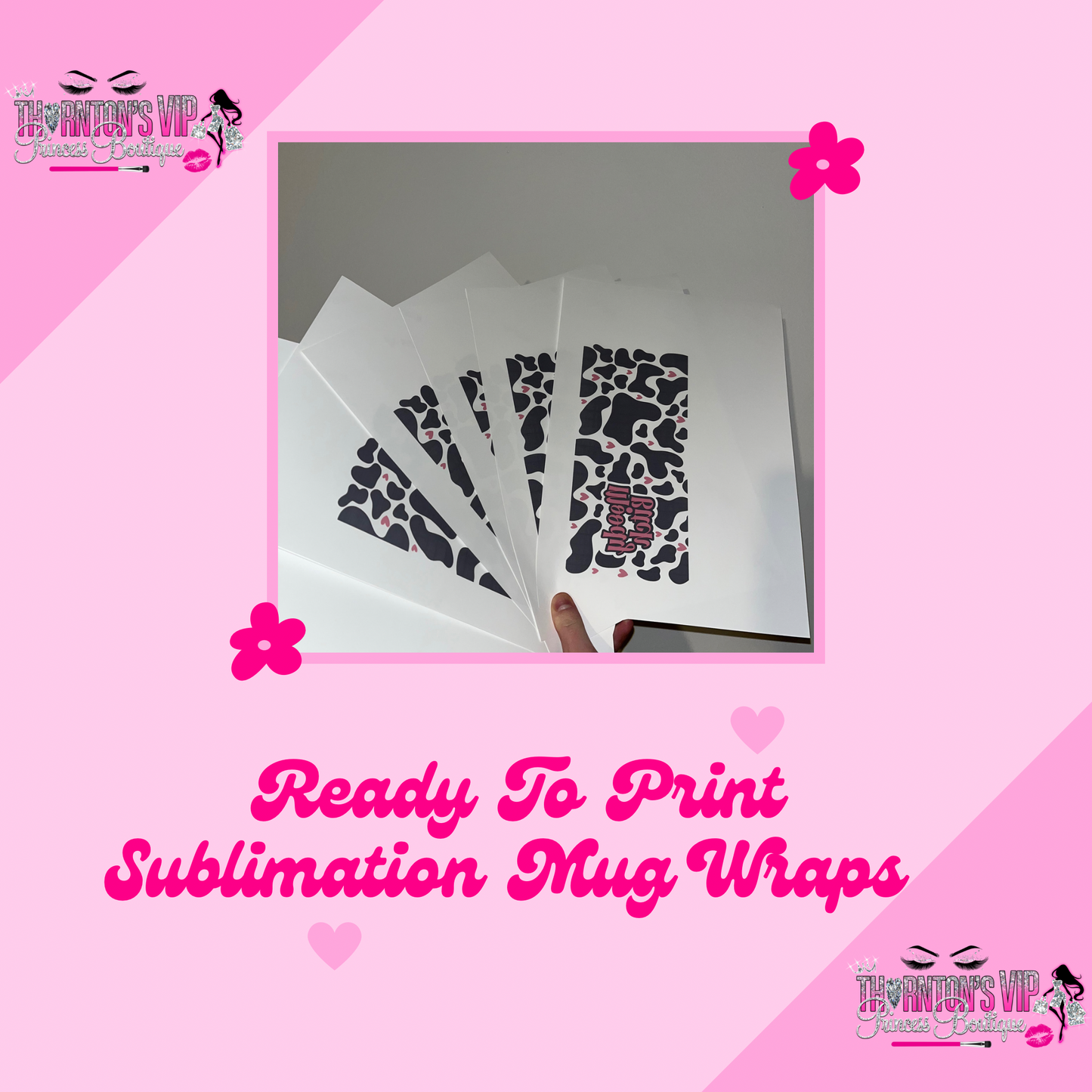 Ready To Print Sublimation Mug Wraps