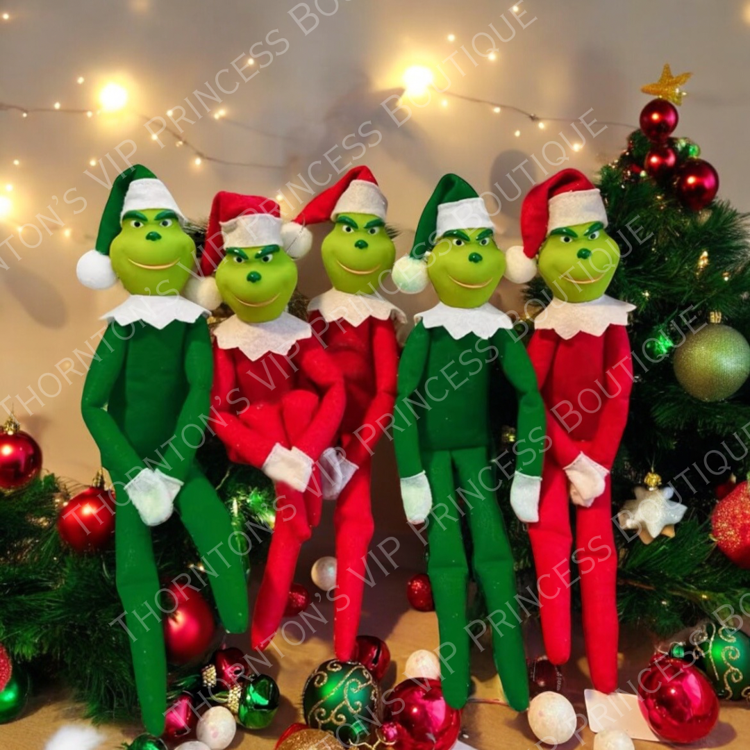 Grinch Elf Doll