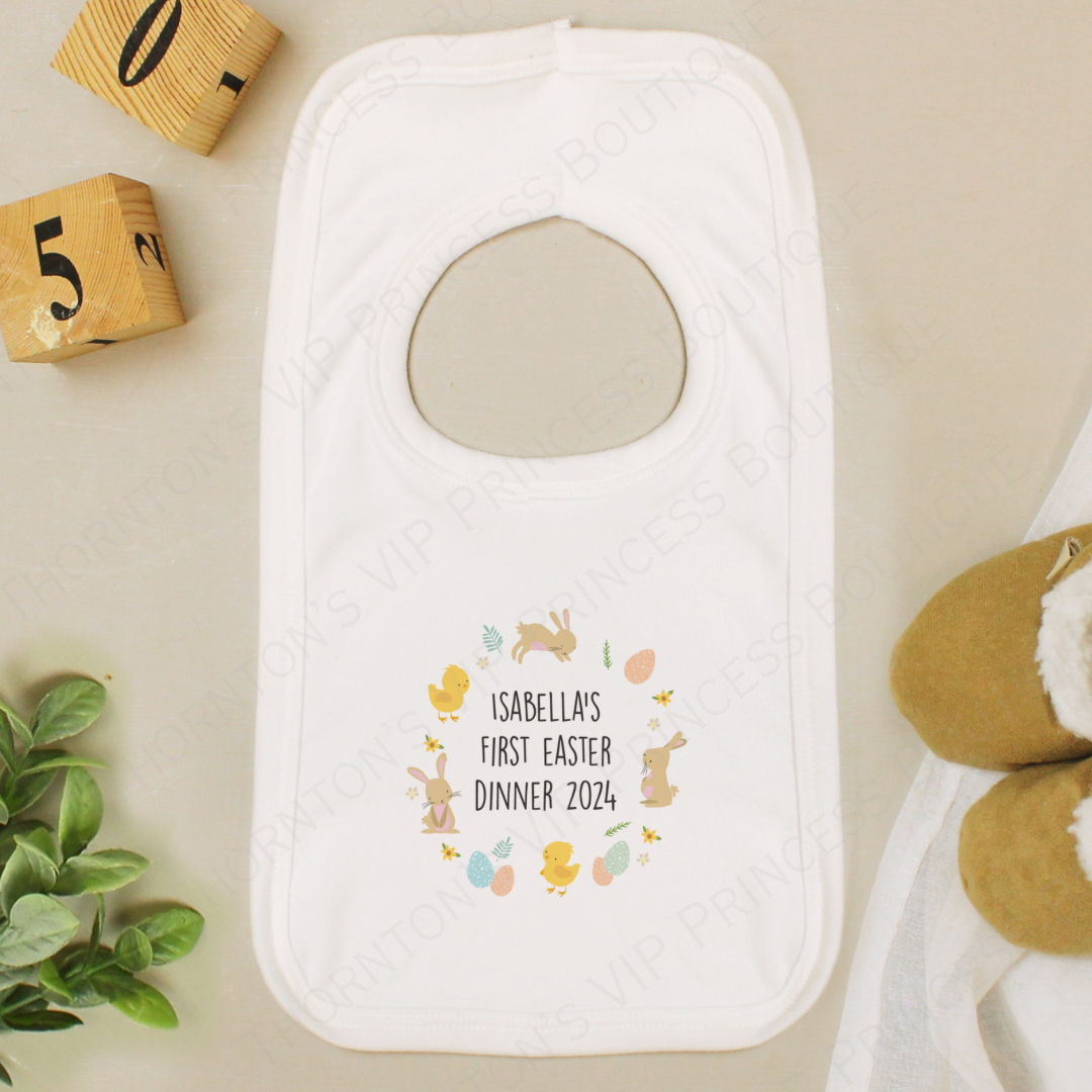 Personalised Easter Babys Bib