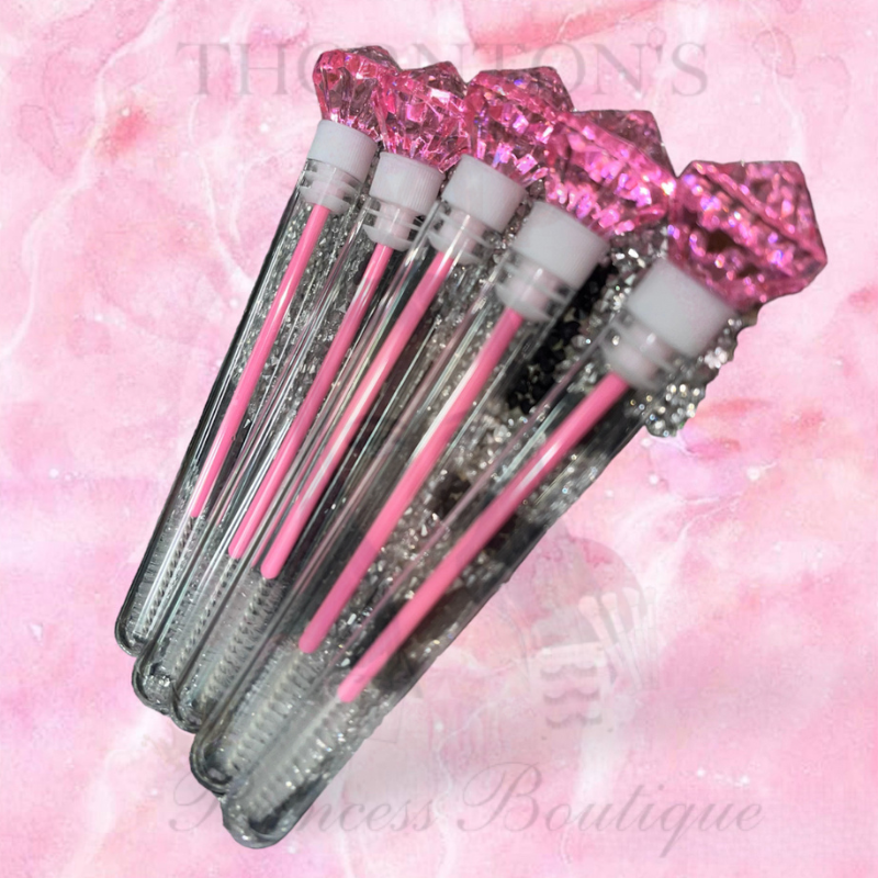 Pink Diamond Top Spoolie In A Tube