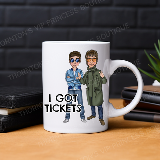 🔥MEGA HOT SELLING!!🔥 Oasis ‘I Got Tickets’ Mug