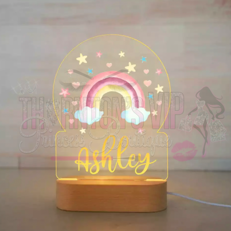 Personalised Zoo Glow Kids Night Light