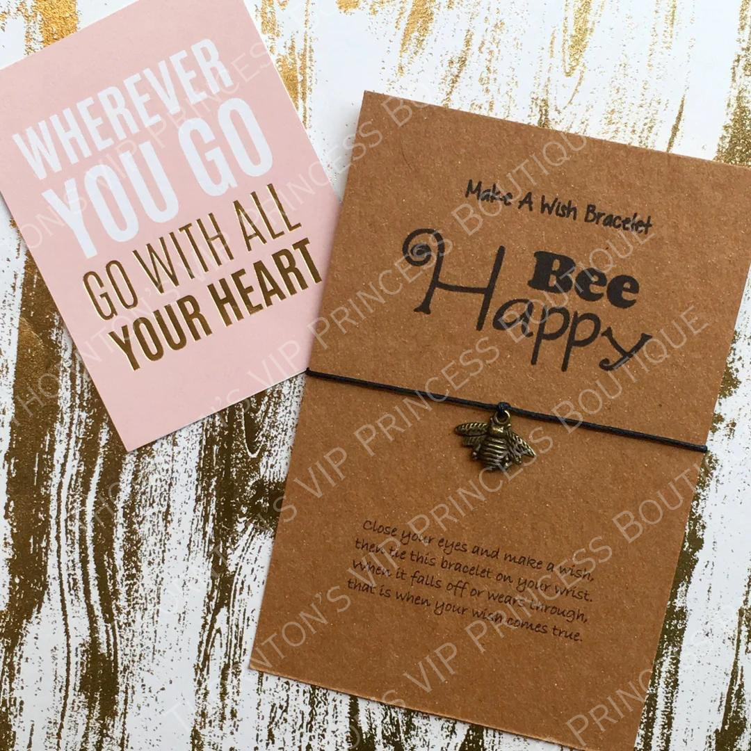 Bee Happy Wish Bracelet