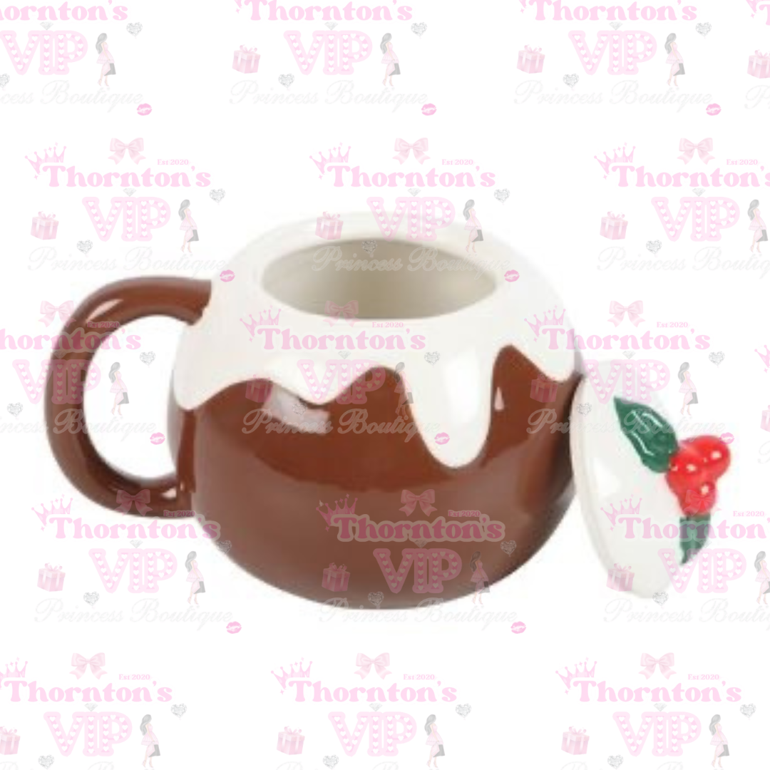 Christmas Pudding Shaped Mug