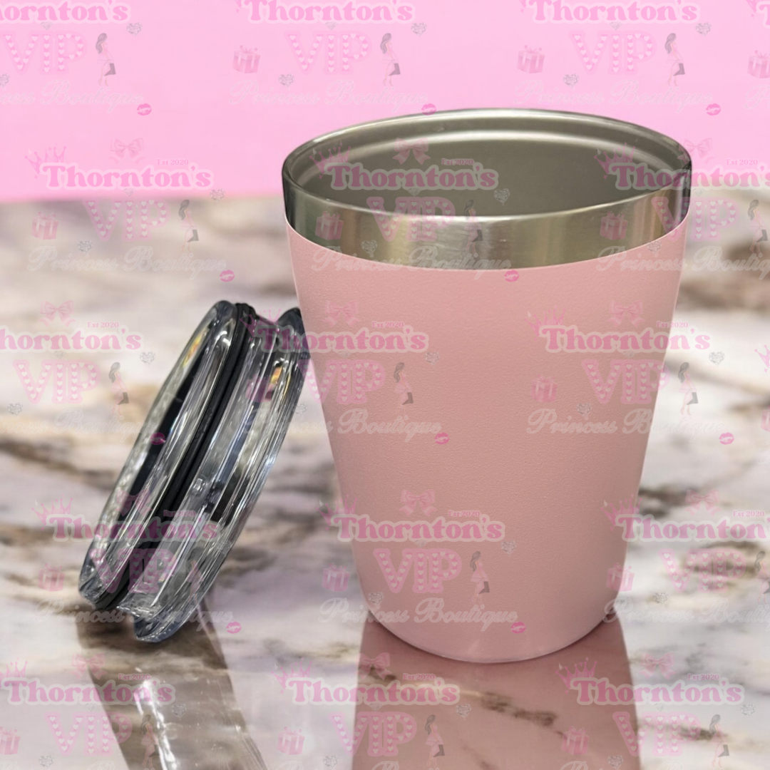 Mini 8oz Pink Stainless Steel Tumbler - Customised By You