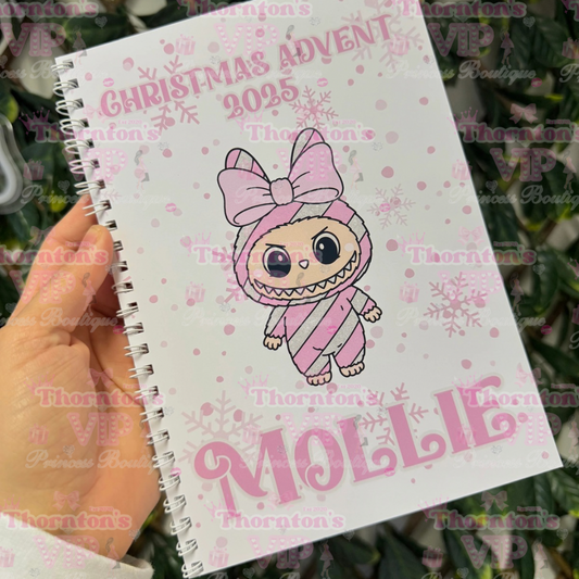 Personalised Christmas Advent Book – Custom Holiday Countdown Gift
