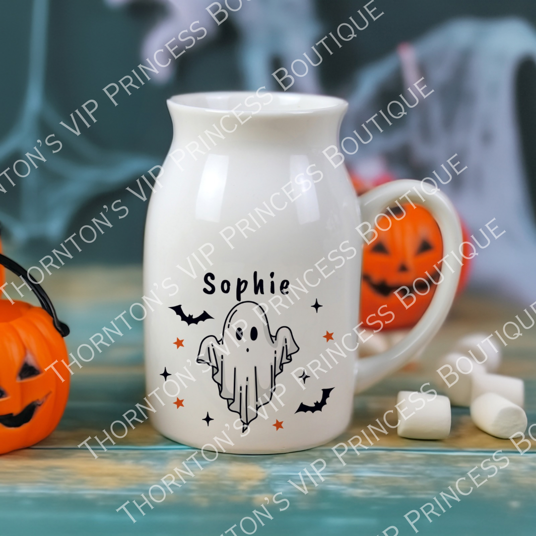 Personalised Halloween Ghost Jug