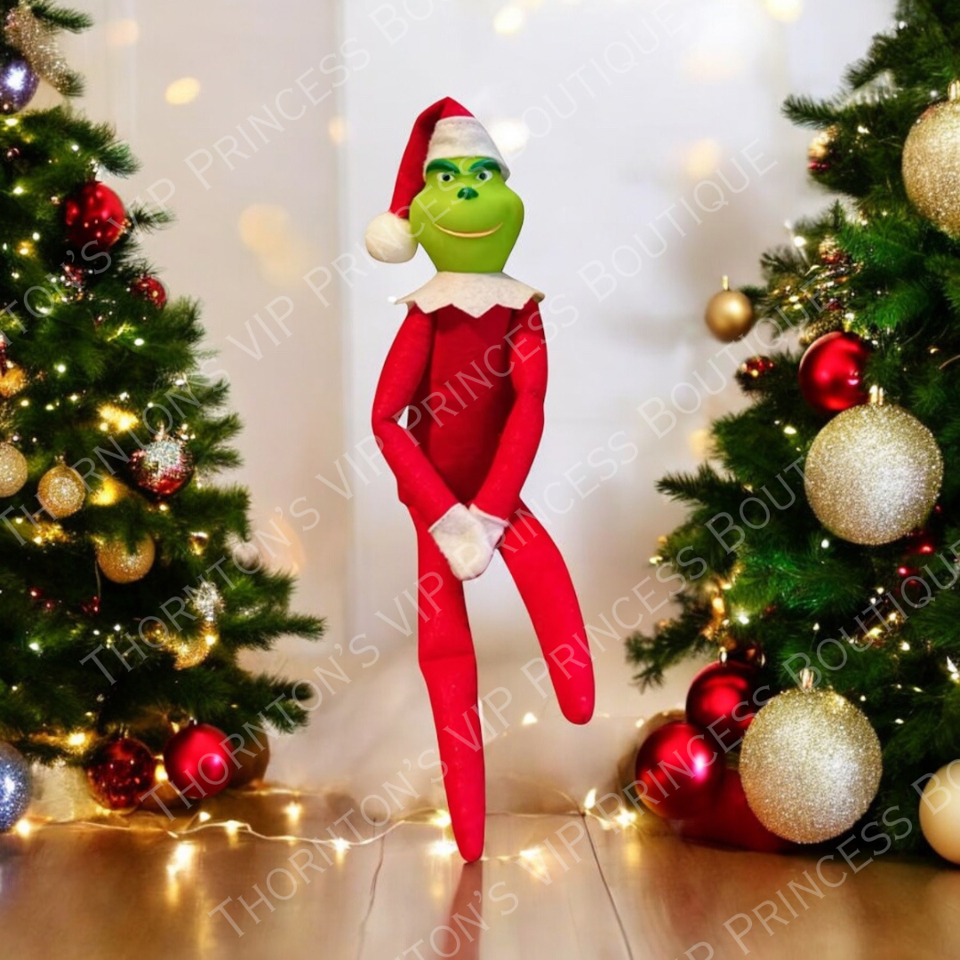 Grinch Elf Doll