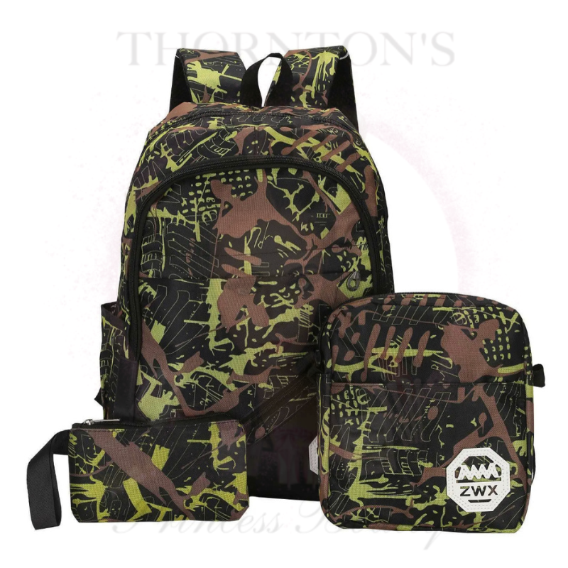 Camouflage 3PC Bag Set