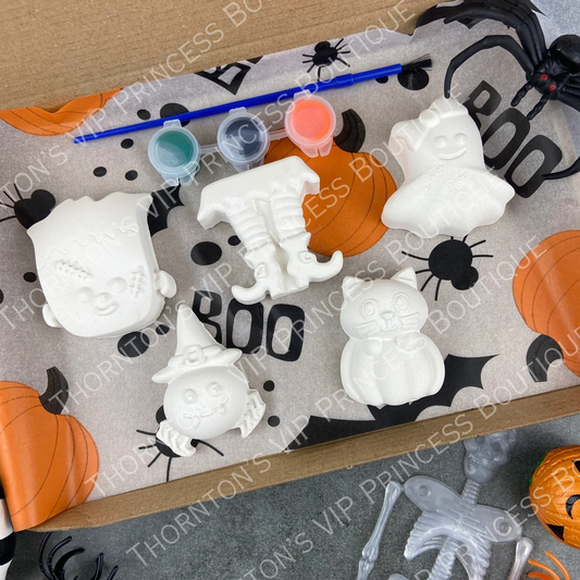 Paint Your Own Halloween Clay Set Personalised Box