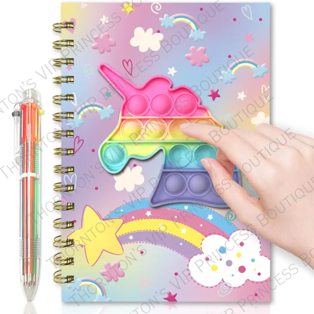 Kids A5 Fidget Poppet Notebooks