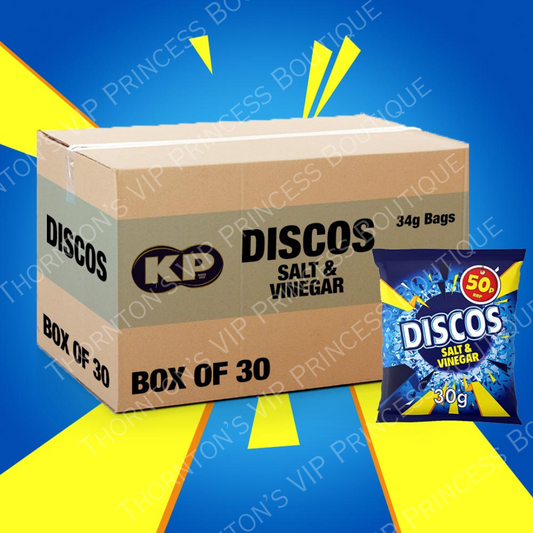 Box Of 30x Discos Salt & Vinegar