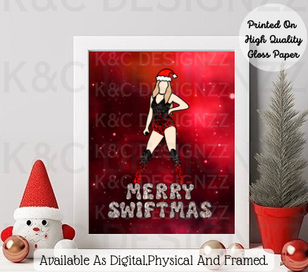 Merry Swiftmas Christmas Print