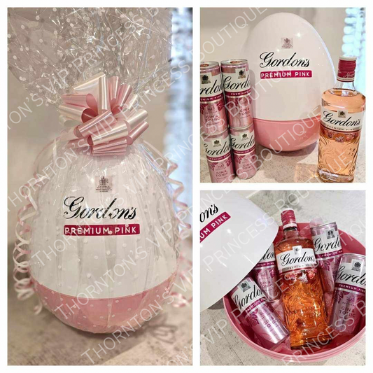 Gordon’s Pink Gin Filled Christmas Gift XL Egg Hamper