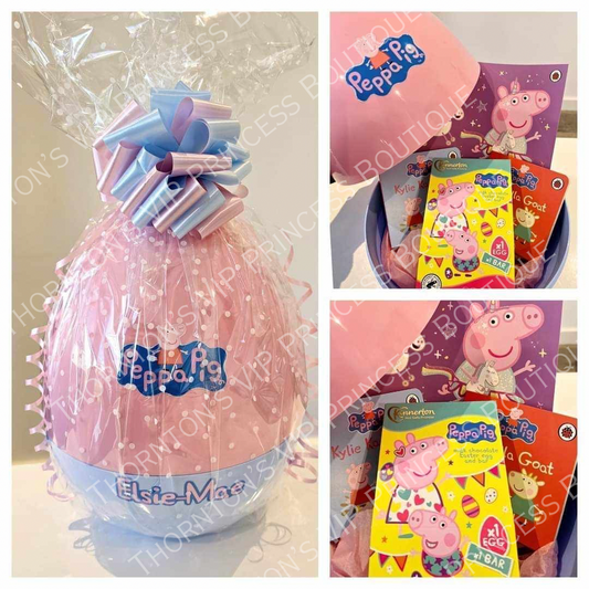 Peppa Pig Personalised Filled Christmas Gift XL Egg Hamper