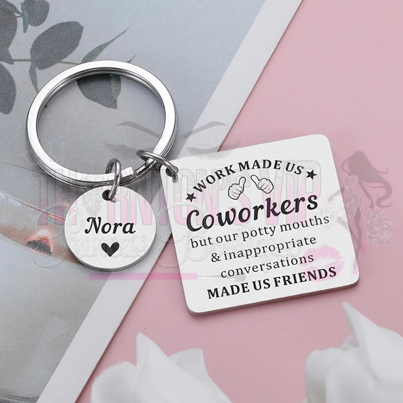 Personalised Coworkers Keyring