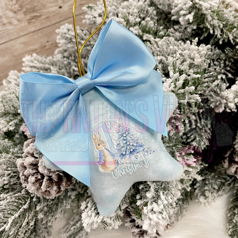 Personalised Celestial Baby's First Christmas Ornament
