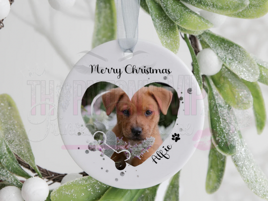 Personalised Dog Christmas Decoration