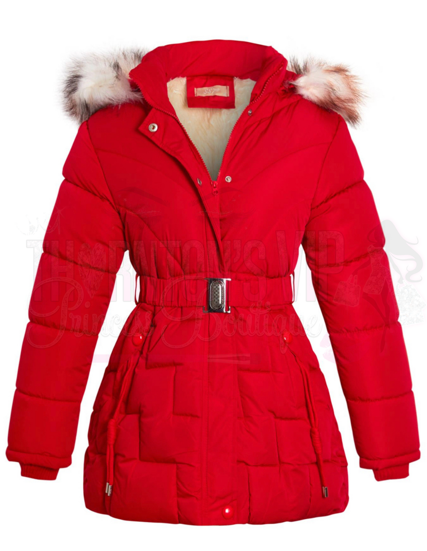 Girls Quilted Padded Coat