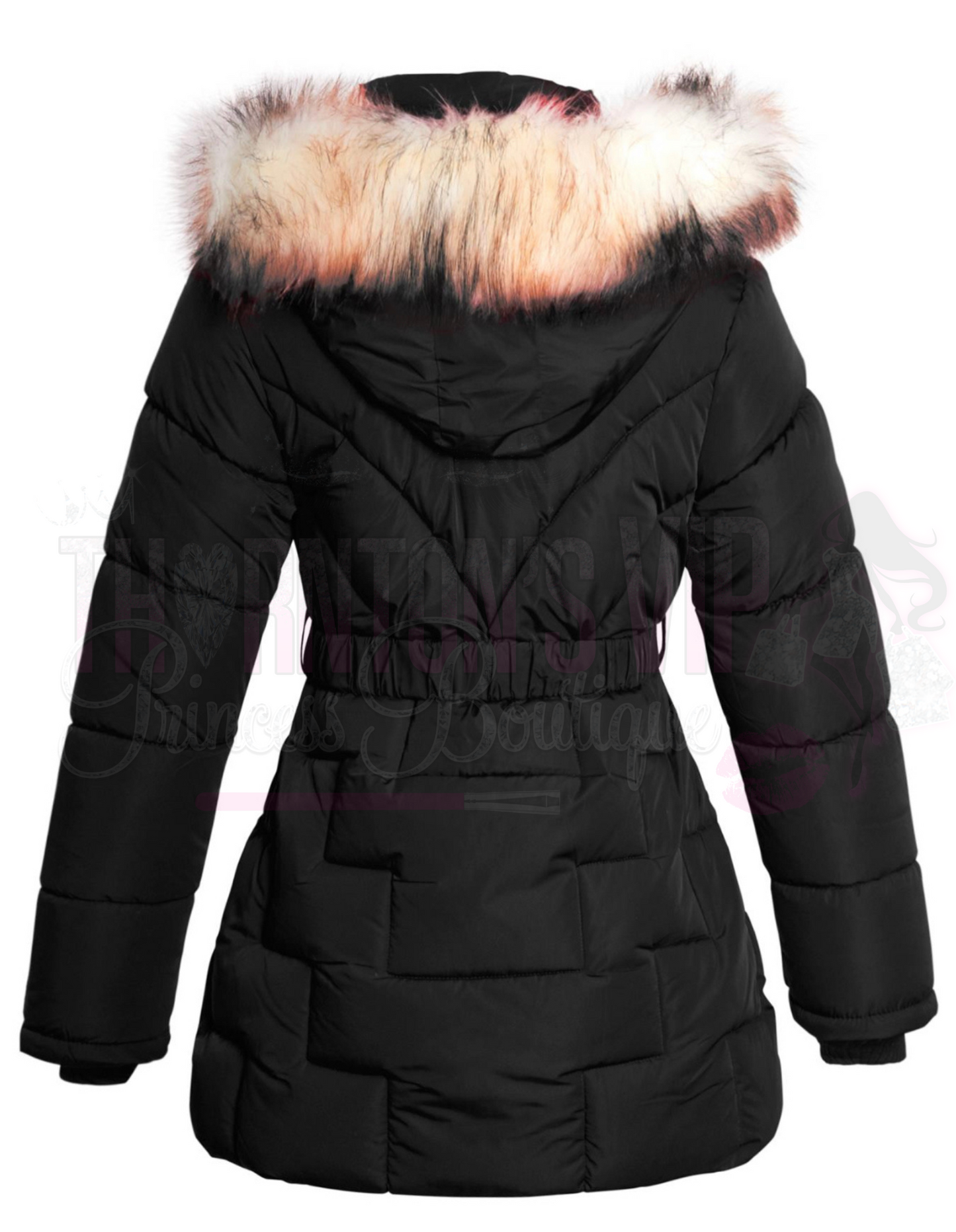 Girls Quilted Padded Coat