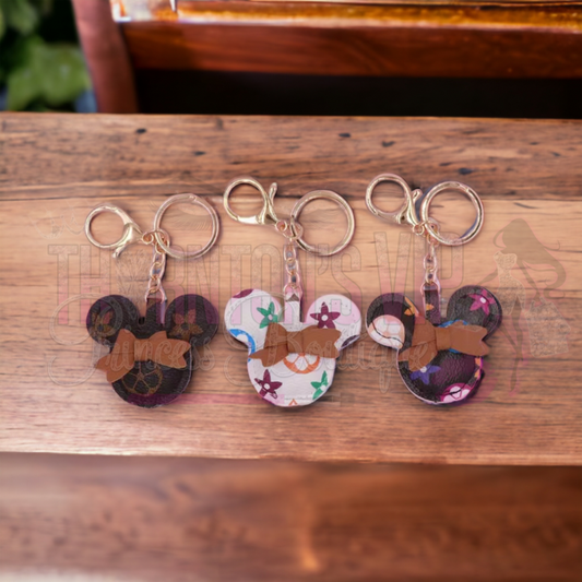 Fashionista Themed Mouse Key Charm